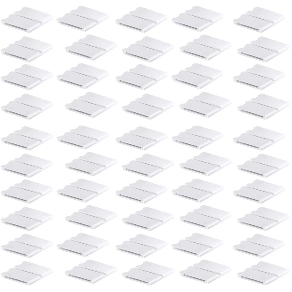 10/20/50PCS PBC Gapless Solderless Unwired 5050 RGB 10mm LED Light Strip Connectors 4-Pin