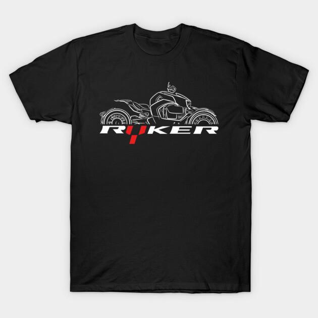 Asian Size Cotton Unisex Tshirt Print T-shirt Can-Am Ryker T-shirt No-Cut Print Regular Fit
