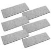 6Pcs Mop Cloth Replacement Machine Washable Mop Head Pad for Home Floor Cleaning 33x12cm