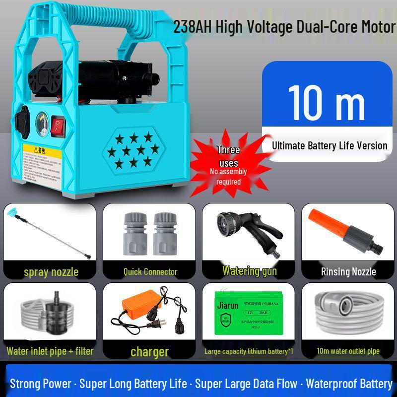 Rechargeable Lithium Battery Water Pump for Outdoor and Household Irrigation