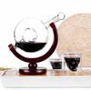 Globe Wine Decanter Set with 2 Glasses