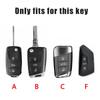 2026 Hot For VW VOLKSWAGEN Zinc Alloy Leather Car Remote Key Case Cover Protector Holder Shell Fob For VW Volkswagen Golf 7 MK7 
