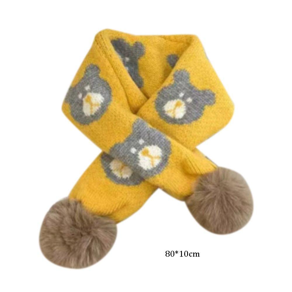 Утолщение Мальчики Девочки Вязание Шарф Нагрудник Дети Дети Зимние Шарфы Осень Зима