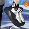 Snow Boots Men's Winter Velvet Thickened Warm Down Bread Shoes Integrated Waterproof and Cold-proof Northeast Large Cotton Shoes