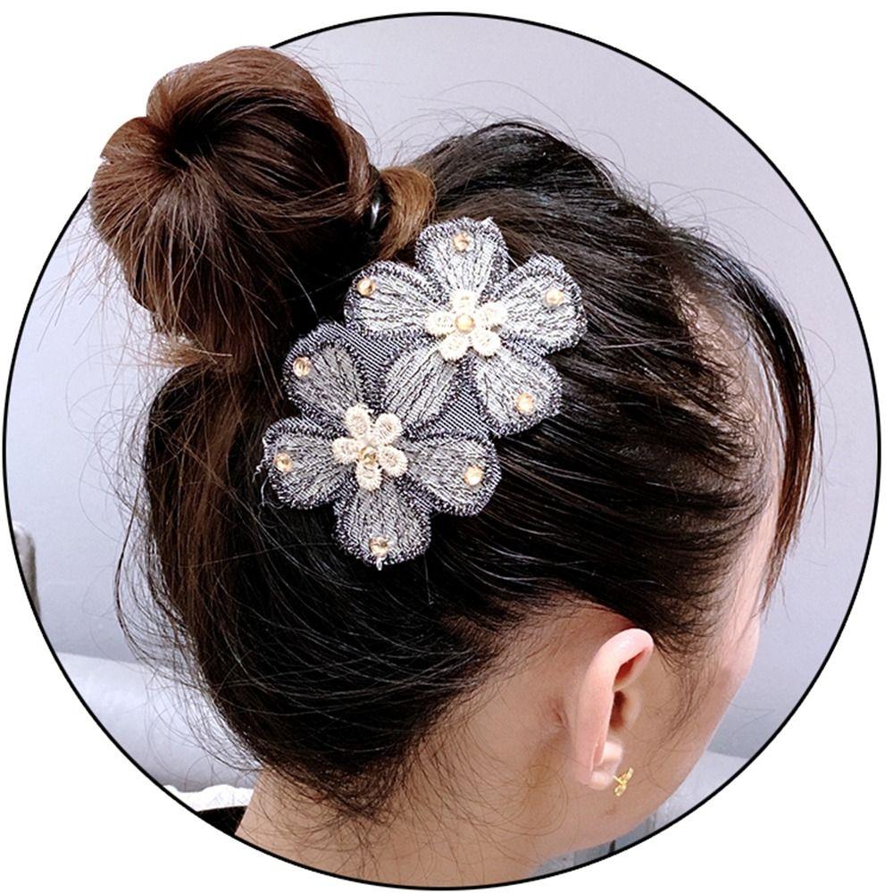 Flower Seamless Magic Paste Bow Bangs Paste Cute Makeup