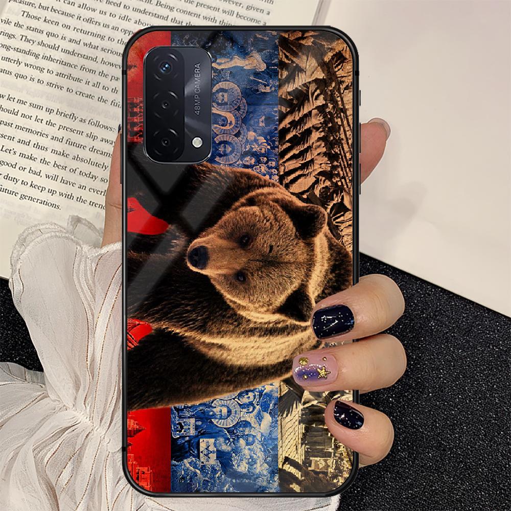 Чехол из закаленного стекла с российским флагом для iPhone Samsung Galaxy OnePlus Oppo Xiaomi Redmi Note SA 7 8 9 10 11 12 13 14 20 21 22 53 Pro Max Ultra