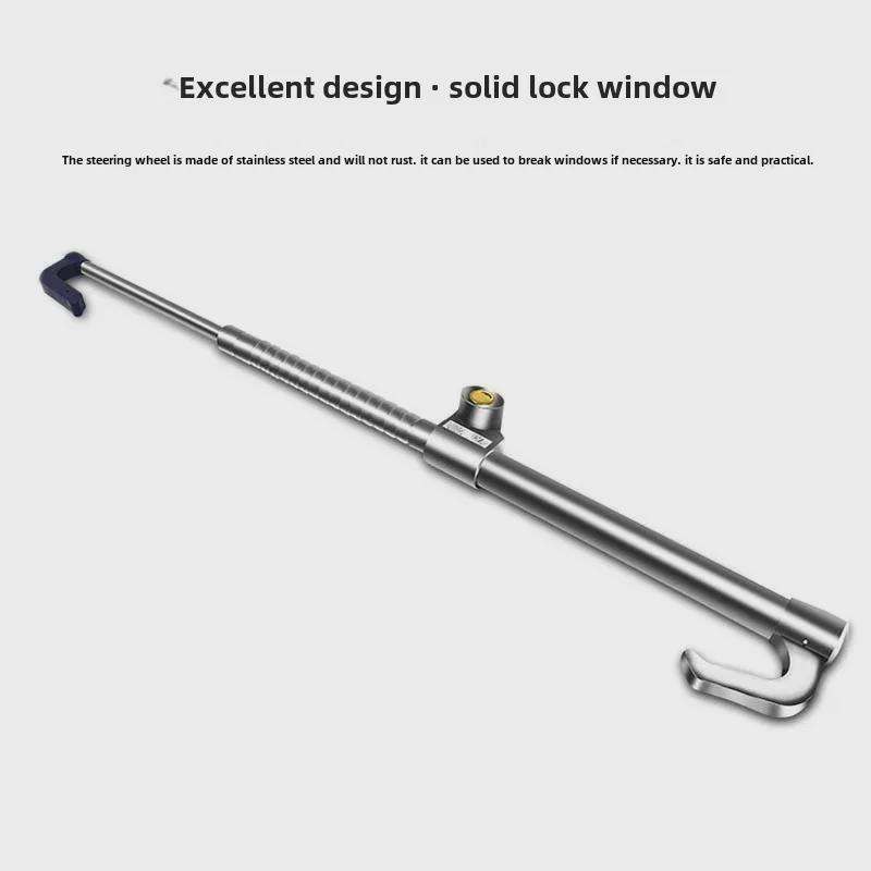 Трехсекционный крюк-замок для рулевого управления и дроссельной заслонки/сцепления легковых и грузовых автомобилей