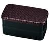 Tatsumiya HAKOYA Bento Ajiro Tanmai Brown Japanese-Made Box, Rectangular, Two-Tier, 700ml, Medium,