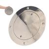Deck Plate 5in 316 Stainless Steel Waterproof Inspection Hole Cover Round for Ship