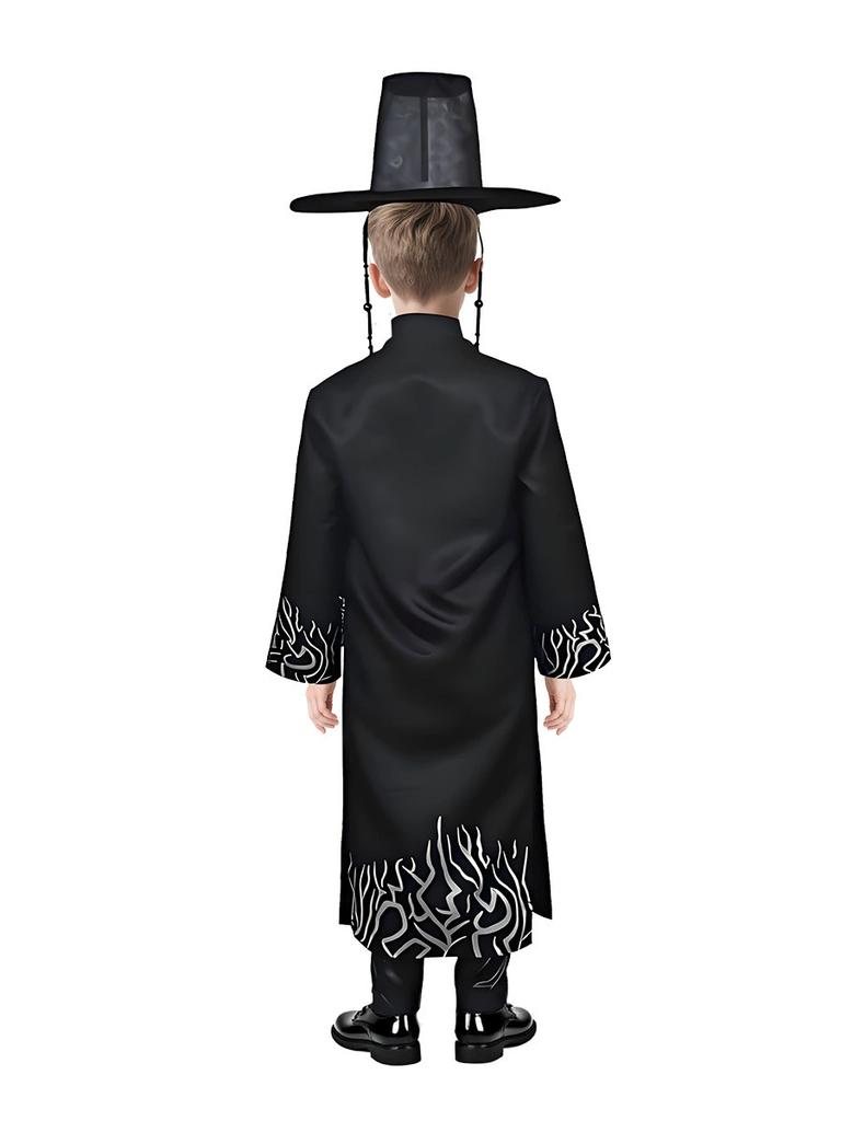 Anime Jinu Cosplay Costumes Hat Boys Demon Hunter Saja Boy Kpop Group Singing Korea Style Boy Idol Halloween Party Costume KKids