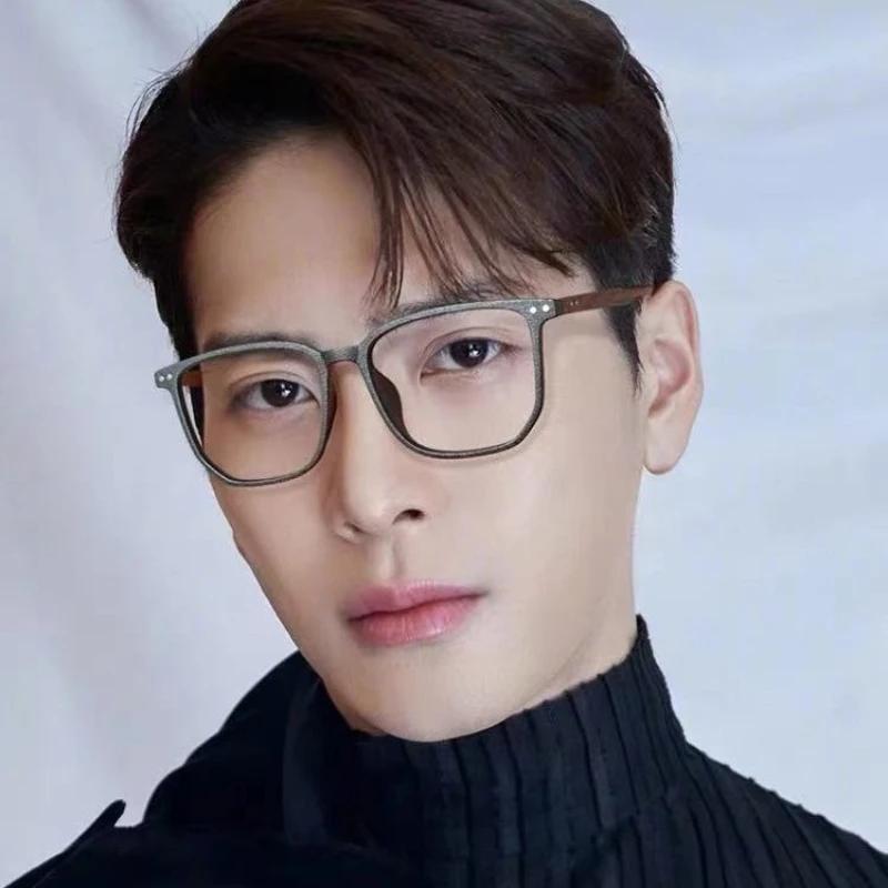 Neutral Classic Square Myopia Glasses High-Definition Blue Light Blocking Glasses Fashionable And Trendy Myopia Glasses To-4.0