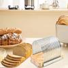 Manual Bread Slicer Stainless Steel Toast Cutter Mold Household Potato Slicing Rack  Vegetable