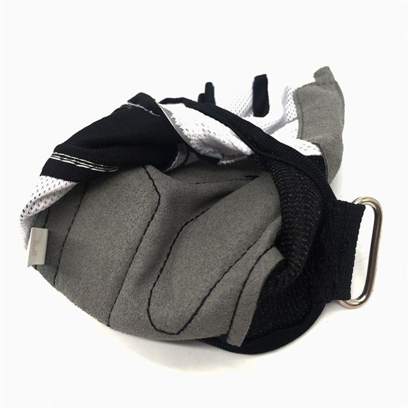 Велосипедные перчатки с обрезанными пальцами, противоскользящие, амортизирующие, для горного и шоссейного велосипеда