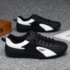 Мужская обувь 2024 новые весенне-осенние модели спортивная и повседневная обувь на одной педали легкая и дышащая корейская версия универсальная черно-белая