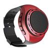 Wrist Watch Bluetooth Speaker With FM Radio Portable Outdoor Sports Running Wearable Mini Speaker Wireless Subwoofer