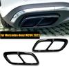 Для Mercedes Benz C Class W206 C200 C260 C300 AMG 2022 2023 задняя горловина выхлопной трубы глушителя наконечники крышка ABS автомобиль
