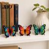 Relaxing Craft Projects 3D Beaded Butterfly Kit, Tiny Animal DIY Handmade Art Set Kit For Adults with Instruction, Cute 4-Pack Butterflies Beadwork