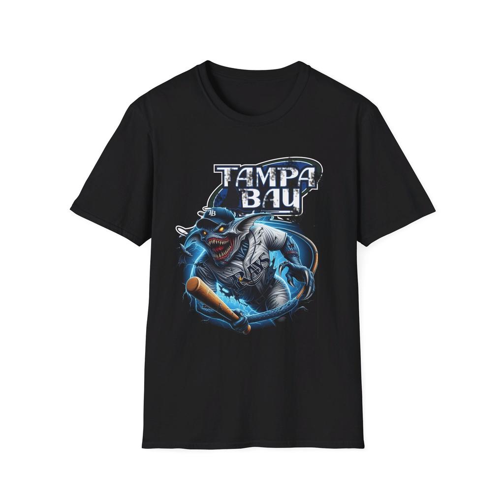 Tampa Bay Rays Horror Mashup T-Shirt - Spooky Baseball Fan Gear