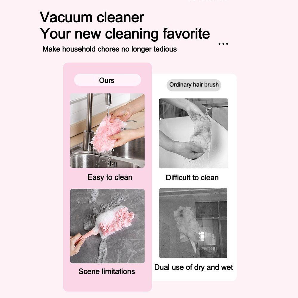 Складная пылевая щетка Регулируемый бытовой артефакт для уборки Портативная перьевая щетка