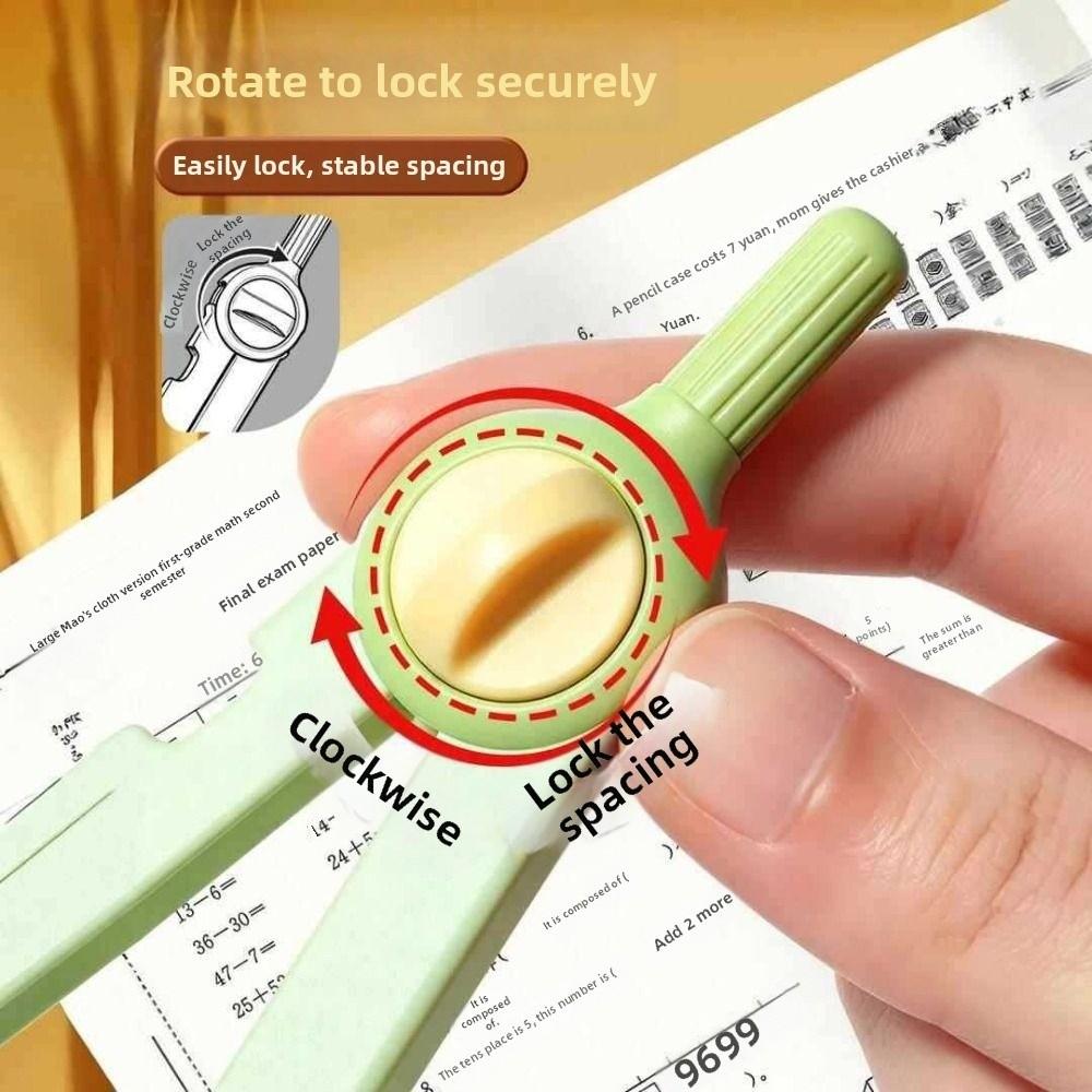 Digital Lock Distance Circle Drawing Gauge Geometry Compass  For Students and Exams