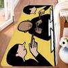 Арт J-Jean J-Jullien Коврик для ванной в стиле INS Мягкий Коврик для пола в спальне Домашний Коврик для прачечной Противоскользящий Приветственный Коврик для двери