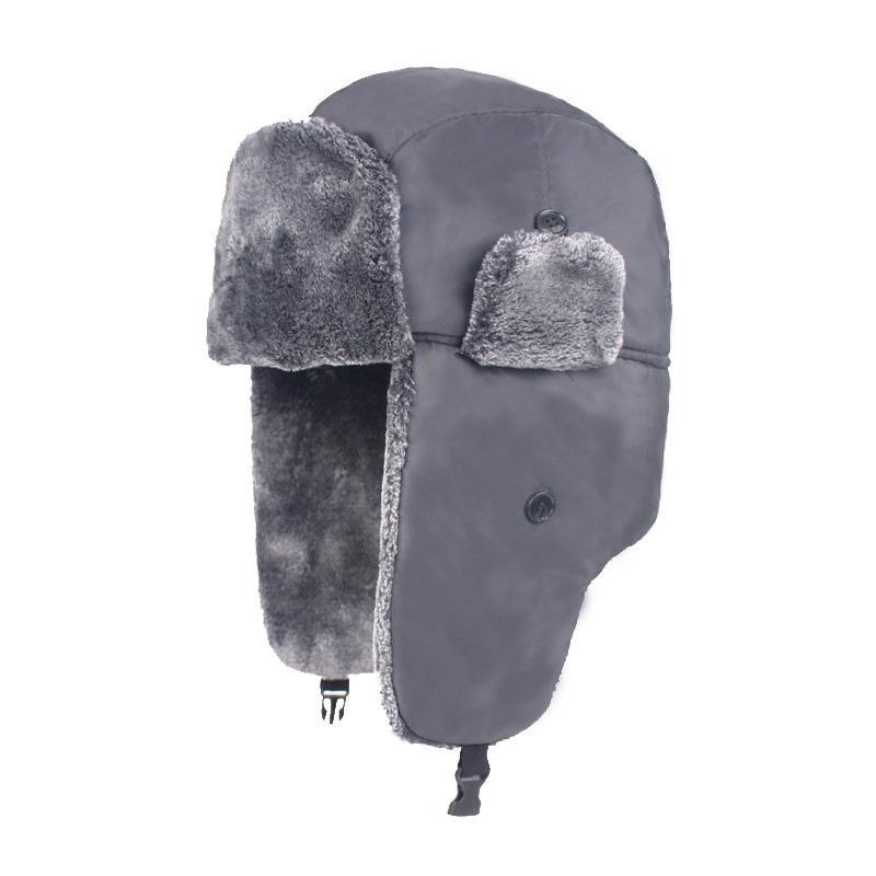 Зимняя ветрозащитная, холодостойкая, водонепроницаемая теплая шапка для снега, шапка-ушанка с флисовой подкладкой и утолщенными ушами, парная шапка