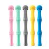 Baby Molars Baby Teether Toys Chew Straws Toy Hollow Teether Tubes Teething Relief Baby Teether Chew Tube 6'' In Length