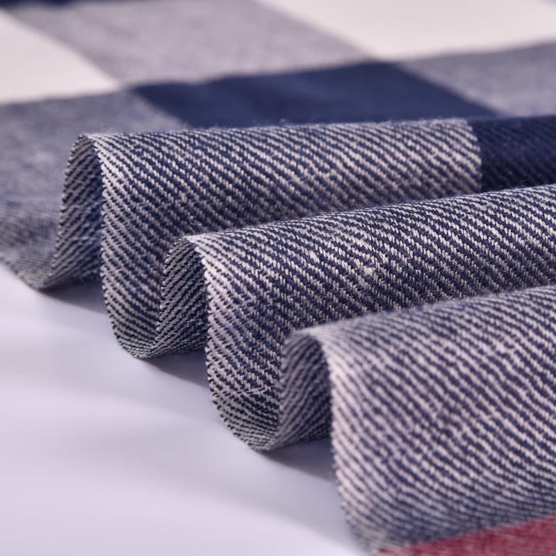 Hengyuanxiang HYX1010-1 Mercerized Yarn-Dyed Wool Scarf