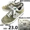 New Balance M1400MG Leather Sneakers Olive Green Women's US5 / 23.0 USA made(USED)