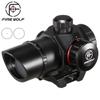 FIRE WOLF Red Dot Sight Tactical Mini 1X22 Red & Green Dot Sight Scope  Hunting Scope for 20Mm Rail