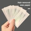 1 Set Hypoallergenic Facial Wax Strips Armpit Lip Body Versatile Easy Hair Removal Wax Papers for Women Men