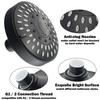 4-Inch Shower Head Top Spray Shower Head Rotatable Adjustable Five-Speed Water-Saving Bathroom  Concealed Shower Top Spray