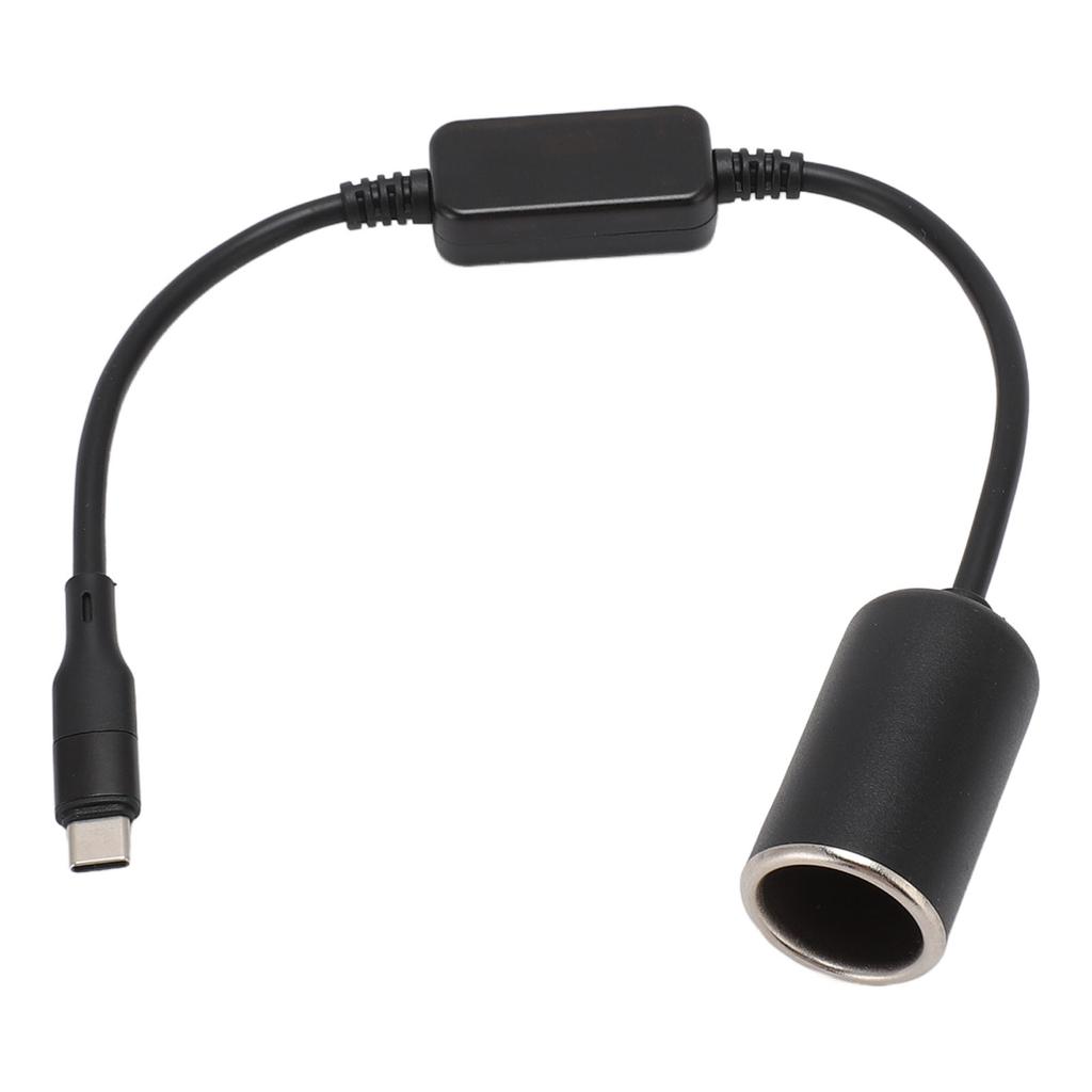 Адаптер USB C для прикуривателя Тип C Мужской 5 В на 12 В Адаптер для прикуривателя для приборной панели