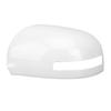White Rearview Mirror Cover Cap With Turn Signal Hole Protective ABS Side Door Wing Mirror Cap Trim Replacement for