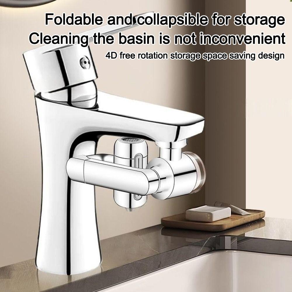 4 Modes Kitchen Faucet 1440° Rotate Faucet Extender Universal Rotatable Faucet Sprayer Kitchen