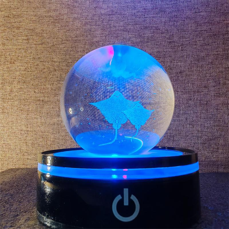 Солнечная система 3d хрустальный шар Хрустальный глобус Лазерная резка Хрустальный шар с шаровой подставкой Декоративные сферы планет Галактика Подарок на день рождения Украшения