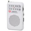 Карманный радиоприемник Ohm Electric AudioComm белого цвета AM/FM RAD-P210S-W