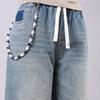 Jeans Chain Metal Pants Chain Zinc Zinc Zinc Alloy Punk Belt Chain Retro Colorful Dice Waist Chain  Male