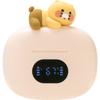 Kakao Friends TWS Chunsik Bluetooth Wireless Earphones, WI23-TWS01, Pink, Koreas Best Character