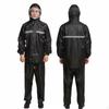 Motorcycle Rain Suit High Visibility 2Piece Windproof Waterproof Jacket and