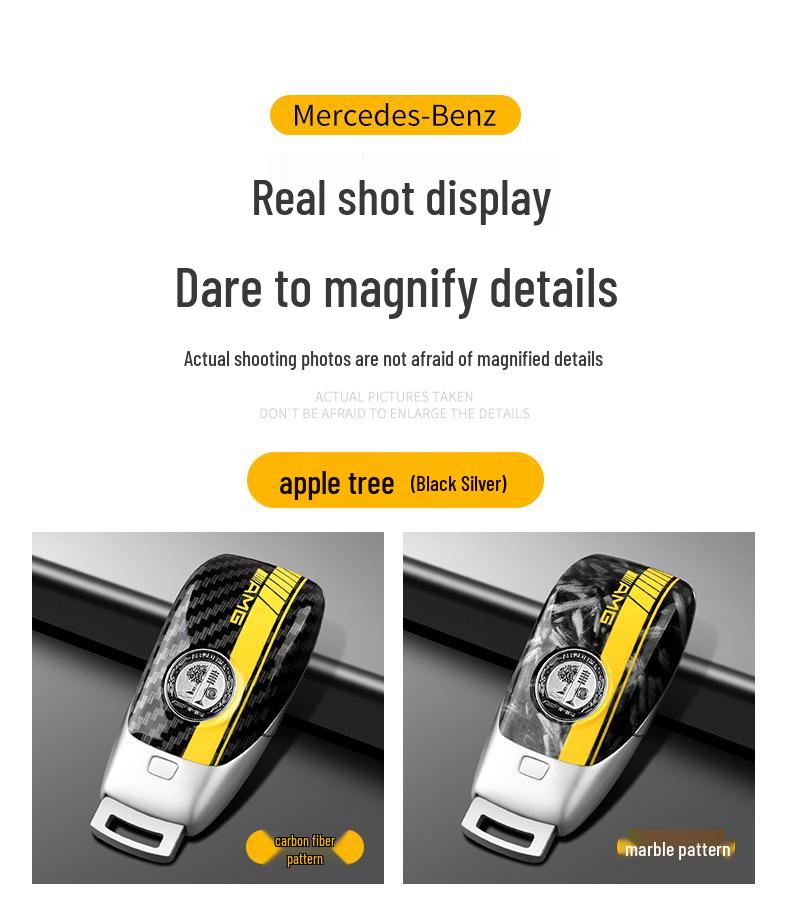 Корпус ключа Mercedes: Замена AMG-крышки для A-Class, C-Class, E-Class, GLC300/E300L