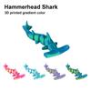 3D-печатная шарнирная игрушка-молот-акула, креативная игрушка, декоративная шарнирная модель животного для взрослых и детей