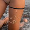 Leg Chain Exaggerated Sexy Lace Elastic Rope Butterfly Spider Beetle Animal Leg Chain