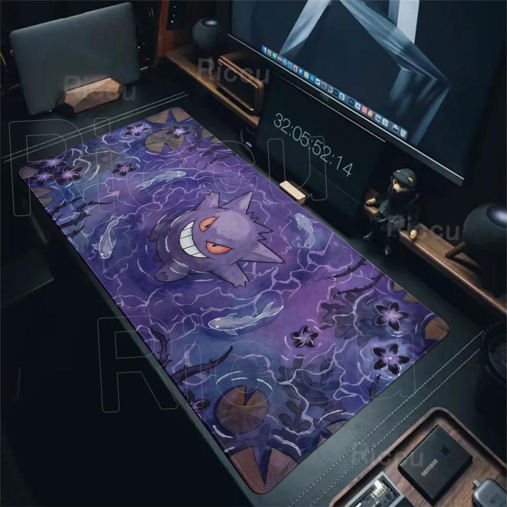Anime Mousepad G-gengar Computer Laptop Keyboard Mouse Pad Gamer Accessories Decoracion Desk Mat Pokemon Large Gaming Mousemat