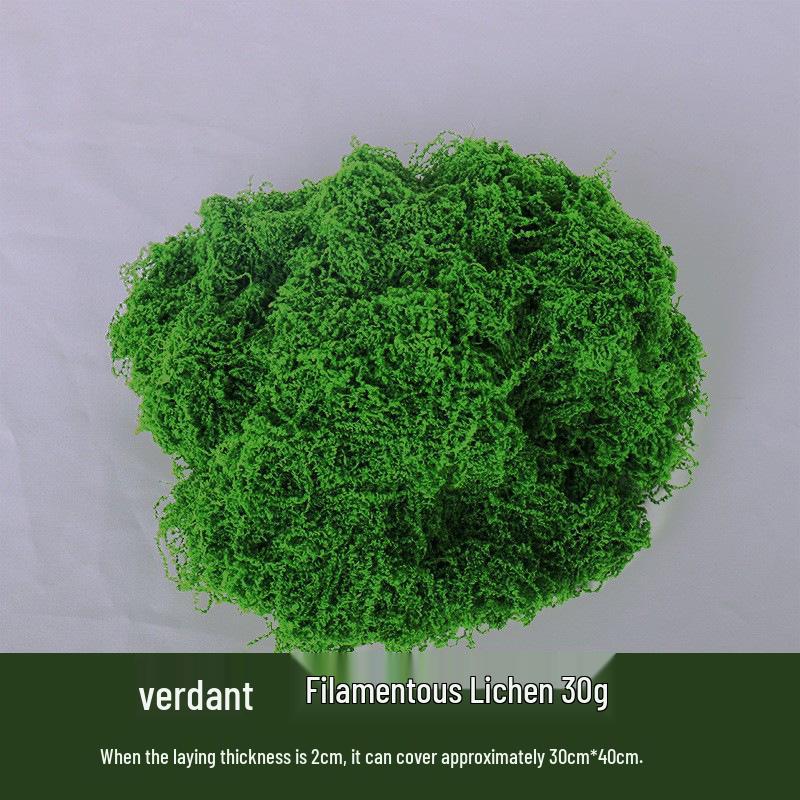 Artificial Moss Turf Landscape Ornament for Bonsai & Potted Plant Decoration