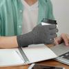 1 пара компрессионных перчаток, снимающих боль, перчатки на половину пальцев, теплый бандаж на запястье, поддержка