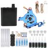 Complete Tattoo Kit Professional Tattoo Machines Starter Kit Tattoo Coils Machines Needles Grips 6