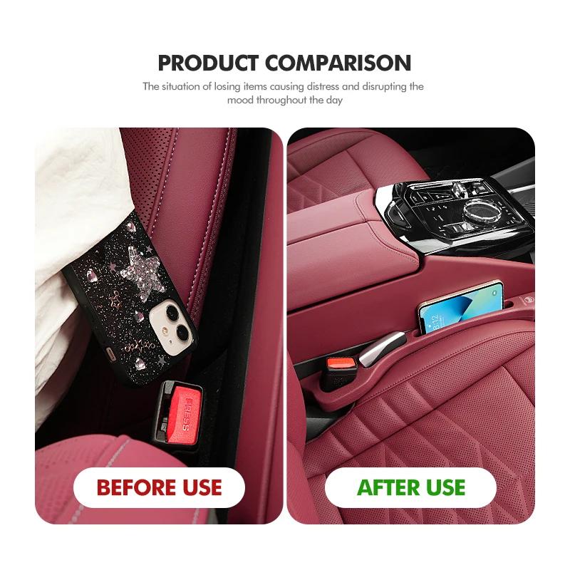 ALB1   Car Seat Gap Plug Strip Side Filler Leak Proof Storage Organizer For Citroen C4 C3 C5 C1 C2 C6 C4L DS3 DS4 Berlingo Picasso