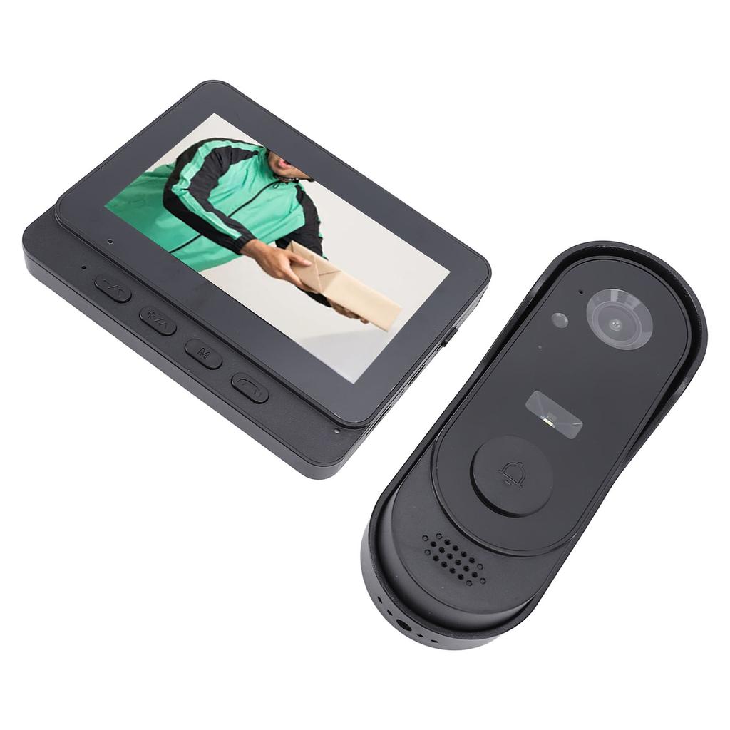Система видеодомофона, защита от дождя, сопряжение одним касанием, противоугонный дверной звонок с сообщением 4,3 дюйма