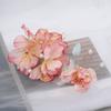 Metal Artificial Flower Hair Stick Floral Hanfu Hair Stick Headpieces U Shaped Hair Stick  Ladies